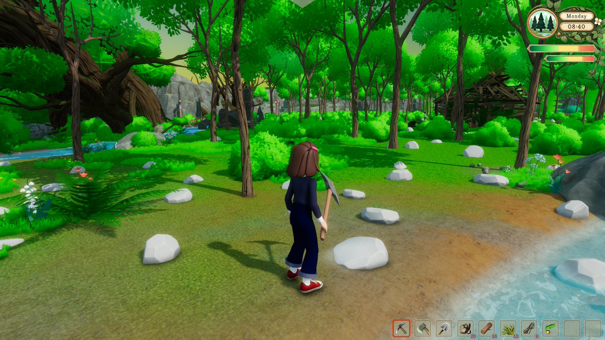 We changed the camera perspective! 📷
After all the feedback we got from you guys, we decided to take a big step and change the camera perspective from top down to third person. What do you think?👀

Wishlist here: store.steampowered.com/app/3025620/

#wishlistwednesday #cozygame #indiegame