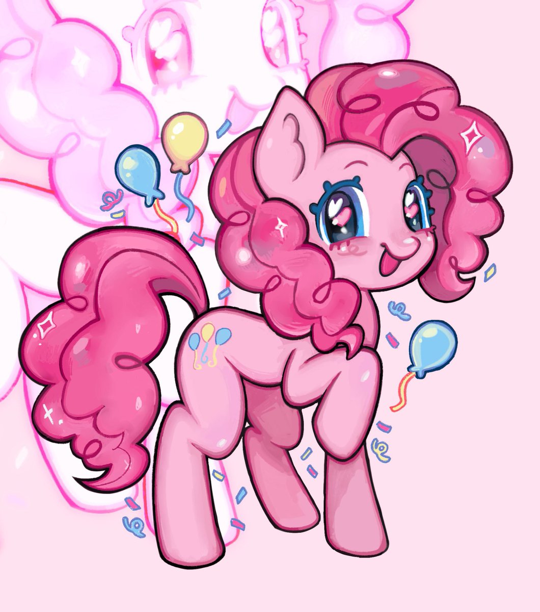 plushvampy's tweet image. Pinkie pie!!🥧🩷