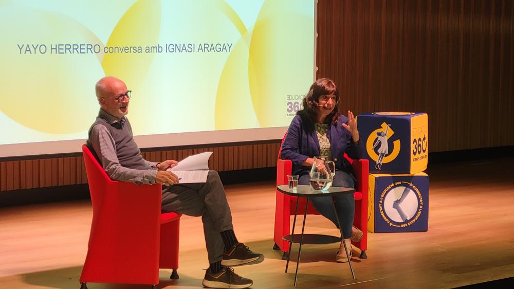 400 persones del món local i entitats socials a la 7ª Jornada de l’Aliança <a href="/educacio360/">Educació 360</a>  van compartir debats sobre lleure i vida comunitària, participació dels nois i noies, espai públic educador, benestar adolescent i lleure 

diarieducacio.cat/yayo-herrero-e…