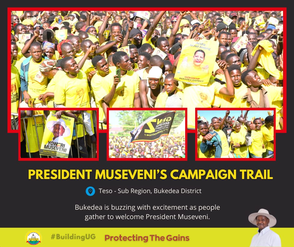 Bukedea youth, women, and families unite to welcome President Yoweri Museveni!  From roads to schools to PDM projects, the people celebrate real progress and a brighter future under NRM leadership. 
#WhyUgStillNeedsM7
#ProtectingTheGains
