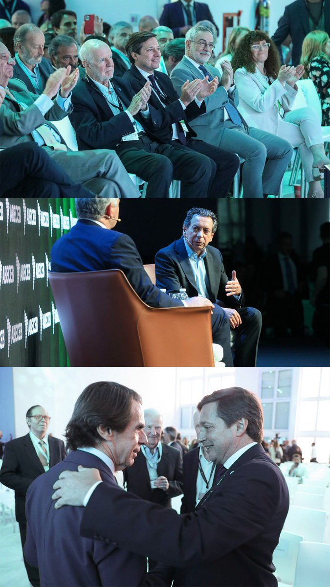 Tuve el gran gusto de acompañar a <a href="/dante_sica/">Dante Sica</a> en el 15o. Foro-Chat <a href="/abeceb/">ABECEB</a> que contó con la participación del canciller <a href="/pabloquirno/">Pablo Quirno</a>, los ex presidentes <a href="/mauriciomacri/">Mauricio Macri</a> <a href="/FelipeCalderon/">Felipe Calderón 🇲🇽🇺🇦</a> <a href="/EduardoFrei_/">Eduardo Frei Ruiz-Tagle</a> y José María Aznar, entre otros disertantes de gran nivel. Felicitaciones!! 👏👏👏