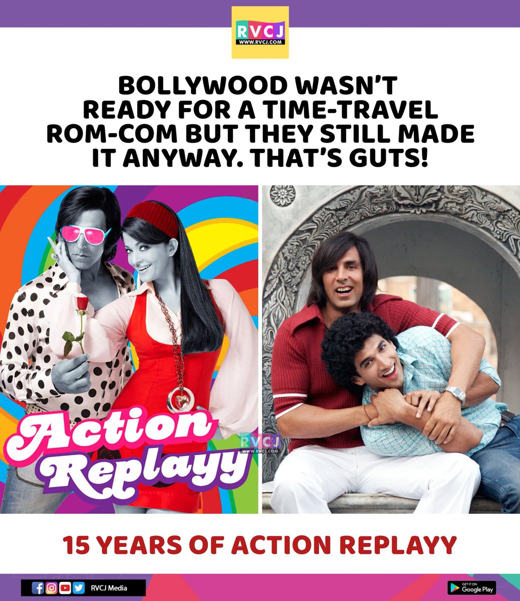 rvcjmovies's tweet image. 15 Years of Action Replayy

#actionreplayy #akshaykumar #aishwaryarai @akshaykumar