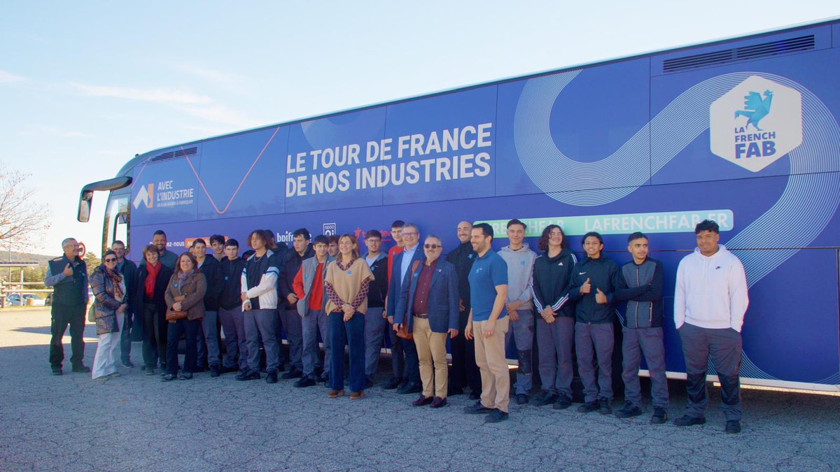 7eme étape pour le Tour de France de nos Industries à Annonay, dans les usines <a href="/CansonPaper/">Canson</a>, lieu emblématique d’un savoir-faire français transmis depuis des générations.📜

Aux côtés de <a href="/LaFrenchFab/">La French Fab</a>, <a href="/Opco2i/">OPCO 2i</a>, <a href="/transdevFR/">Transdev France</a> et <a href="/aveclindustrie/">Avec l'industrie</a>, nous sommes fiers de soutenir cette