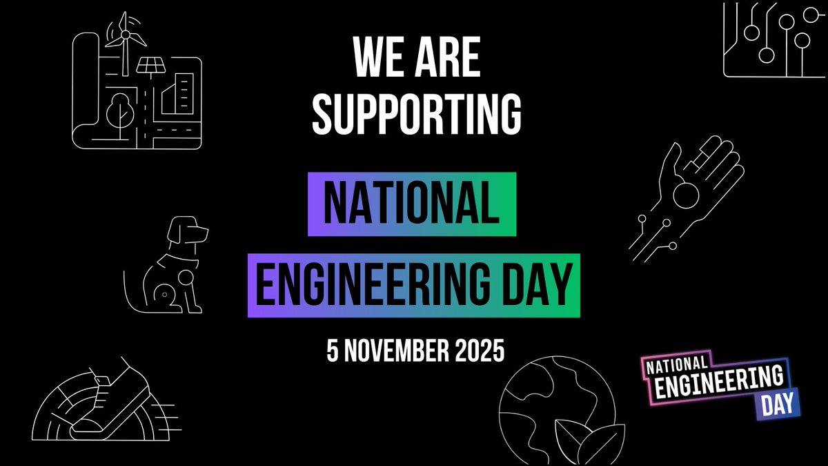 _EngineeringUK's tweet image. What could your role look like in 25 years? Today #NationalEngineeringDay is spotlighting the future of engineering with the AI-Z of Engineering, a new fresh guide to future careers.
Explore the day here: engineeringuk.com/school-outreac…
#EngineeringCareers #RealRoleModels @RAEngNews
