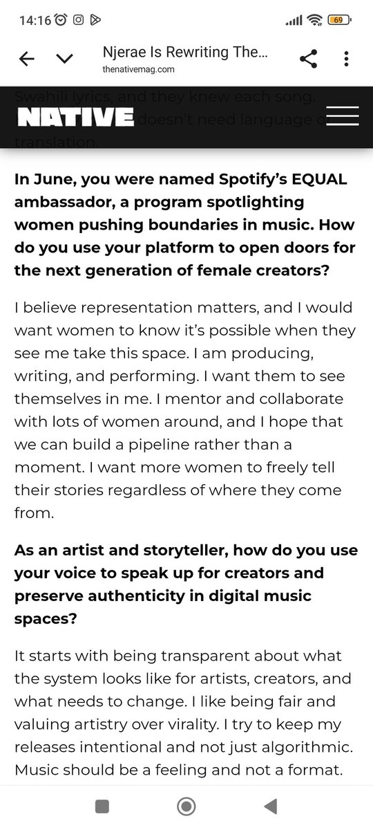 Peep the by line??
I mean every word when I say KE 2 the world
thenativemag.com/how-njerae-is-…