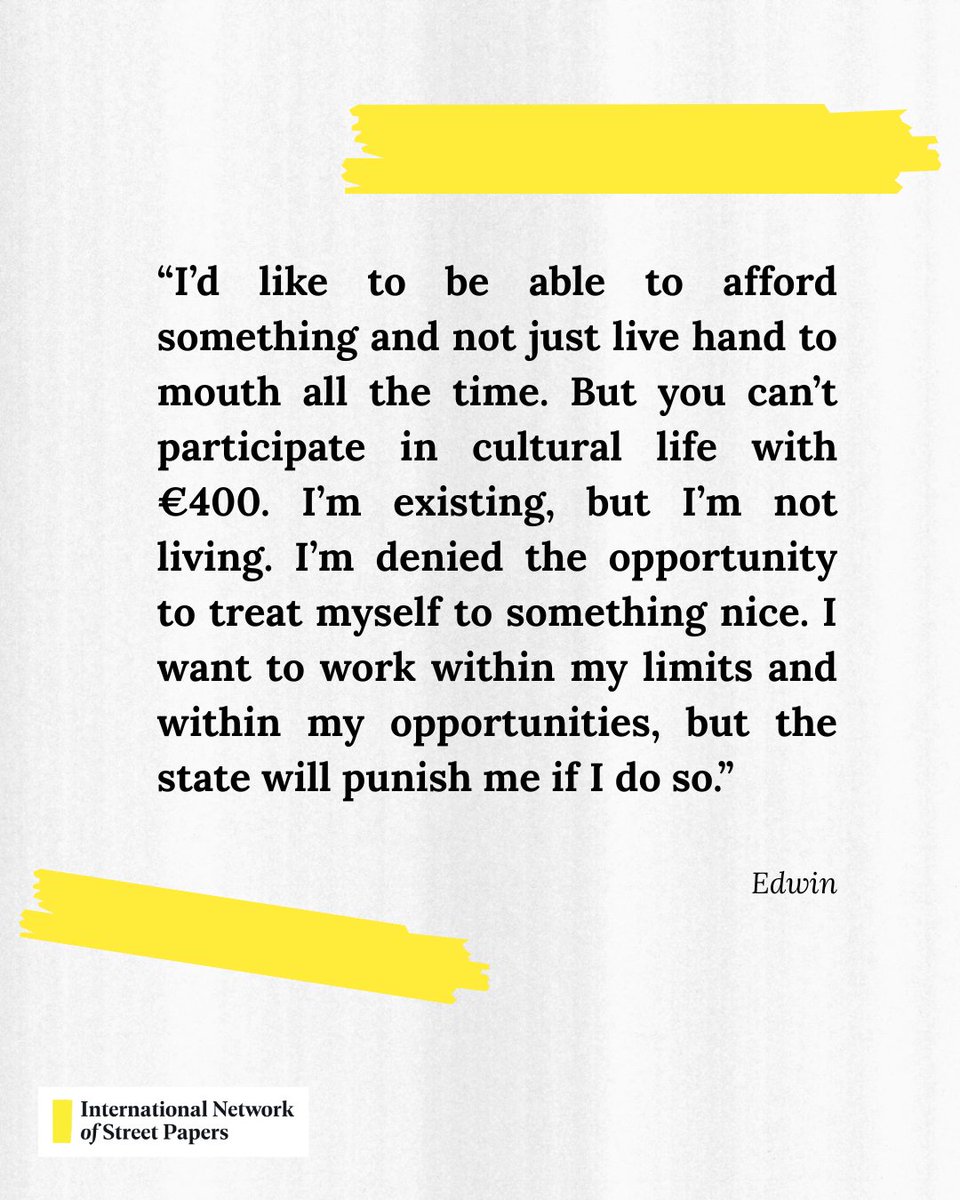 _INSP's tweet image. Edwin, 47, lives in Stuttgart and likes local street paper Trott-war: what it says, what it reports on, and who it gives a voice to. He explains the barriers that he faces to mainstream employment, and why he wants to become a vendor: insp.ngo/articles/lived…