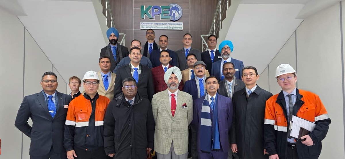 ia_awc's tweet image. Indo-Kazakh Defence Outreach 🇮🇳🇰🇿 HC Course of #AWC engage with Kazakh industries &amp;amp; think tanks, strengthening strategic defence ties. Productive interactions with Kazakh Paramount Engineering, KazISS &amp;amp; Indian Ambassador Shri Y K Sailas Thangal 
@aqorda_press @indembastana @adgpi