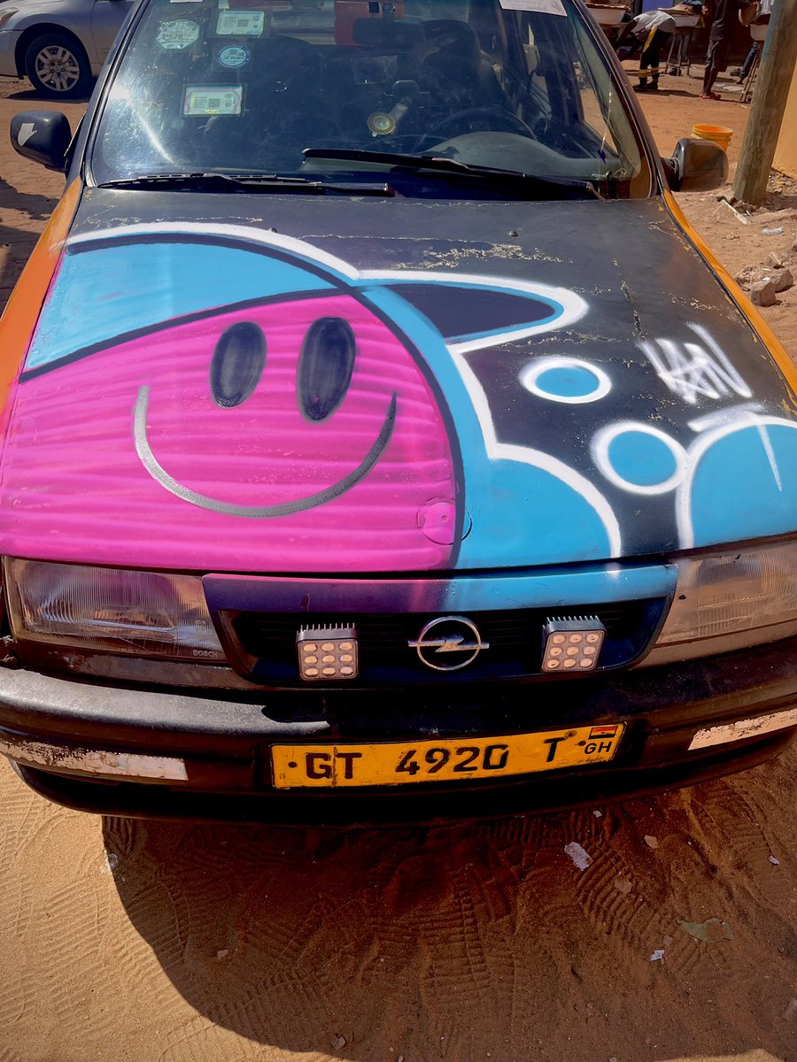 The weekend in Keta was great. We got to do a lot of graffiti