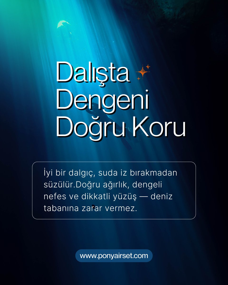 seacylinders's tweet image. Denge sadece derinlikte değil, doğayla uyumda da önemlidir. 

#BuoyancyControl #ResponsibleDiving #UnderwaterBalance #EcoFriendlyDiving