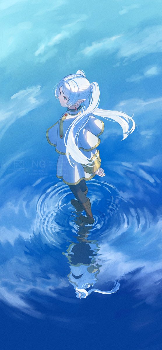 kouhakuworks's tweet image. 水上のフリーレン