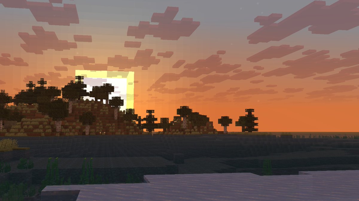 KonciTheLock's tweet image. Used this snapshot&apos;s new features to tweak the ambiance during sunsets! Environmental attributes and timelines are extremely powerful :D

Modified on the left, Vanilla on the right.

Yes this is likely going in CliffTree &amp;gt;:3