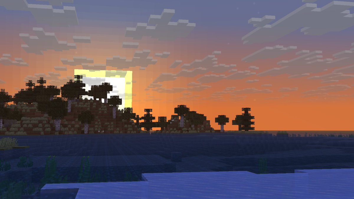 KonciTheLock's tweet image. Used this snapshot&apos;s new features to tweak the ambiance during sunsets! Environmental attributes and timelines are extremely powerful :D

Modified on the left, Vanilla on the right.

Yes this is likely going in CliffTree &amp;gt;:3