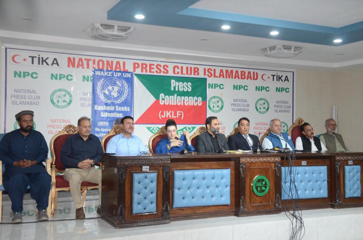 JKLF Press Conference

NPC, Islamabad.                                                                                  Dated: 04-11-2025

The JKLF leaders Muhammad Rafiq Dar (Special Rep. of Yasin Malik / Chief Spokesman) and Saleem Haroon (Vice Chairman) along with Mushaal