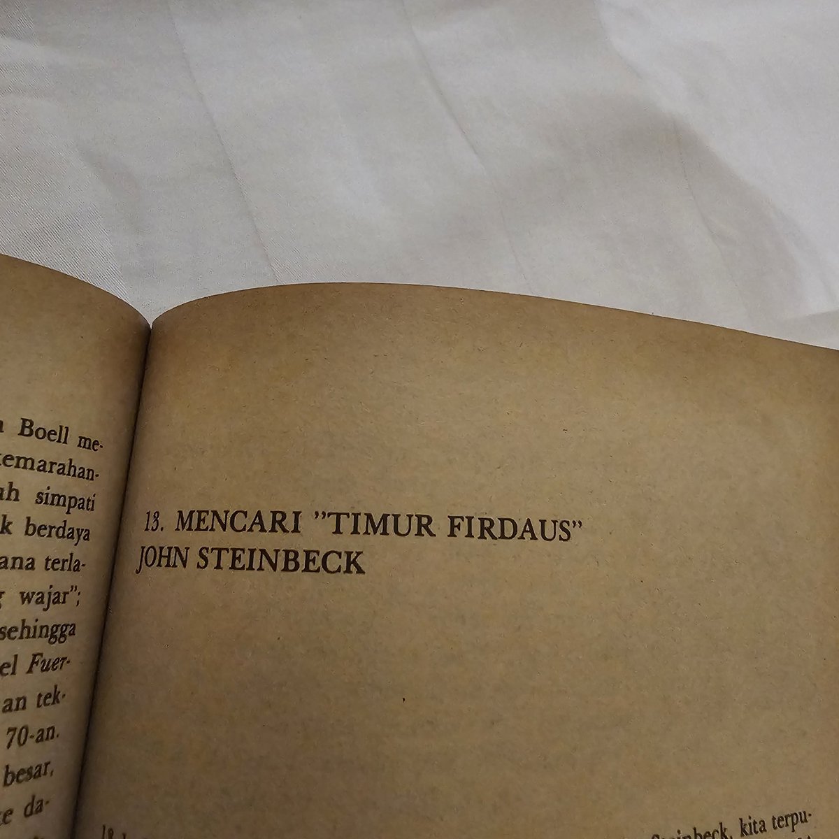 unsolved_riddle's tweet image. menemukan tulisan Y.B. Mangunwijaya yang membahas karya John Steinbeck adalah satu dari sekian hal yang menyenangkan hari ini.