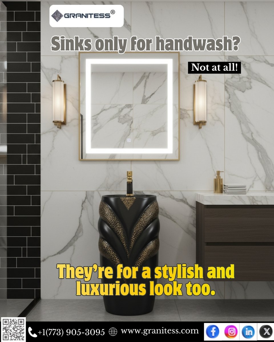 granitess_corp's tweet photo. Sinks only for handwash? Not at all!
At Granitess, our premium sink designs redefine elegance — blending functionality, style, and luxury into every corner of your space.
📩 contact@granitess.com
🌐 https://t.co/5prleLDhSh
📞 +1 (773) 905-3095
#Granitess #LuxuryInteriors https://t.co/Gz3cYnSOsi