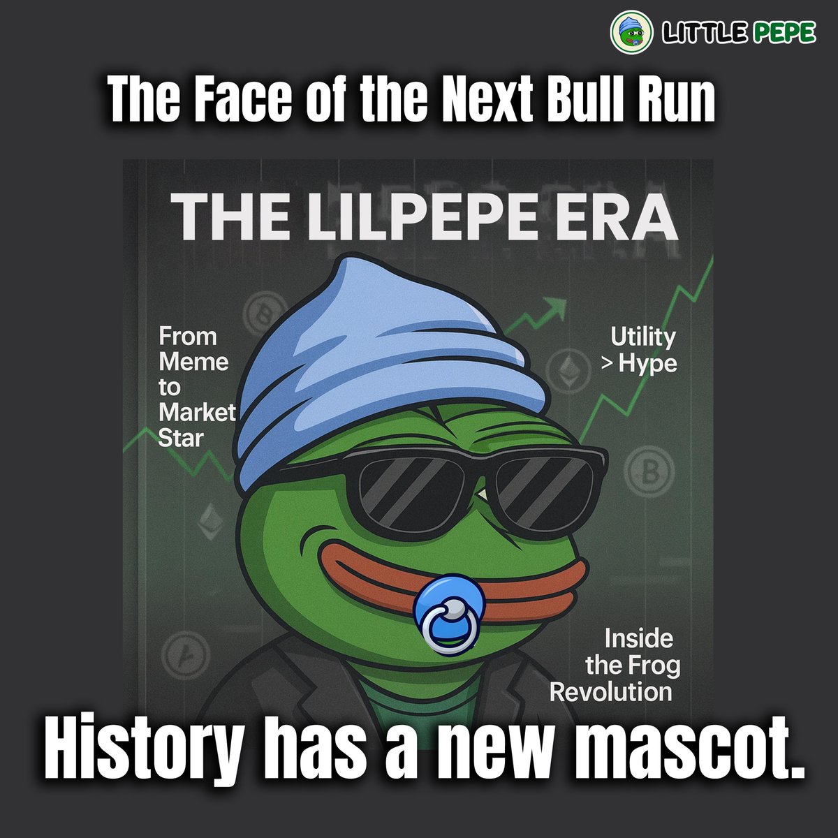 littlepepetoken's tweet image. Every bull run has a hero. 🐸
This time, it’s $LILPEPE. 👑💚
So, Don't Miss Buy Today: 👉 littlepepe.com 

#LittlePepe #LILPEPE #MemeCoin #Cryptopresale