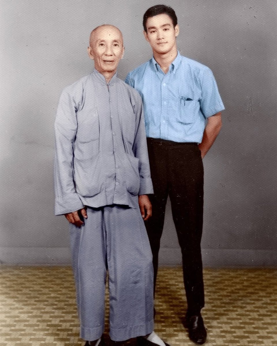 Bruce and Yip Man.