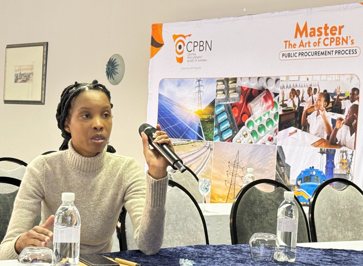 CPBNamibia's tweet image. CPBN Lüderitz Meeting Concludes Successfully.

CPBN engaged local contractors and stakeholders in Lüderitz, sharing key insights on new pre-qualification requirements for construction bids. Participants welcomed the informative and interactive session.

#CPBN #PreQualification