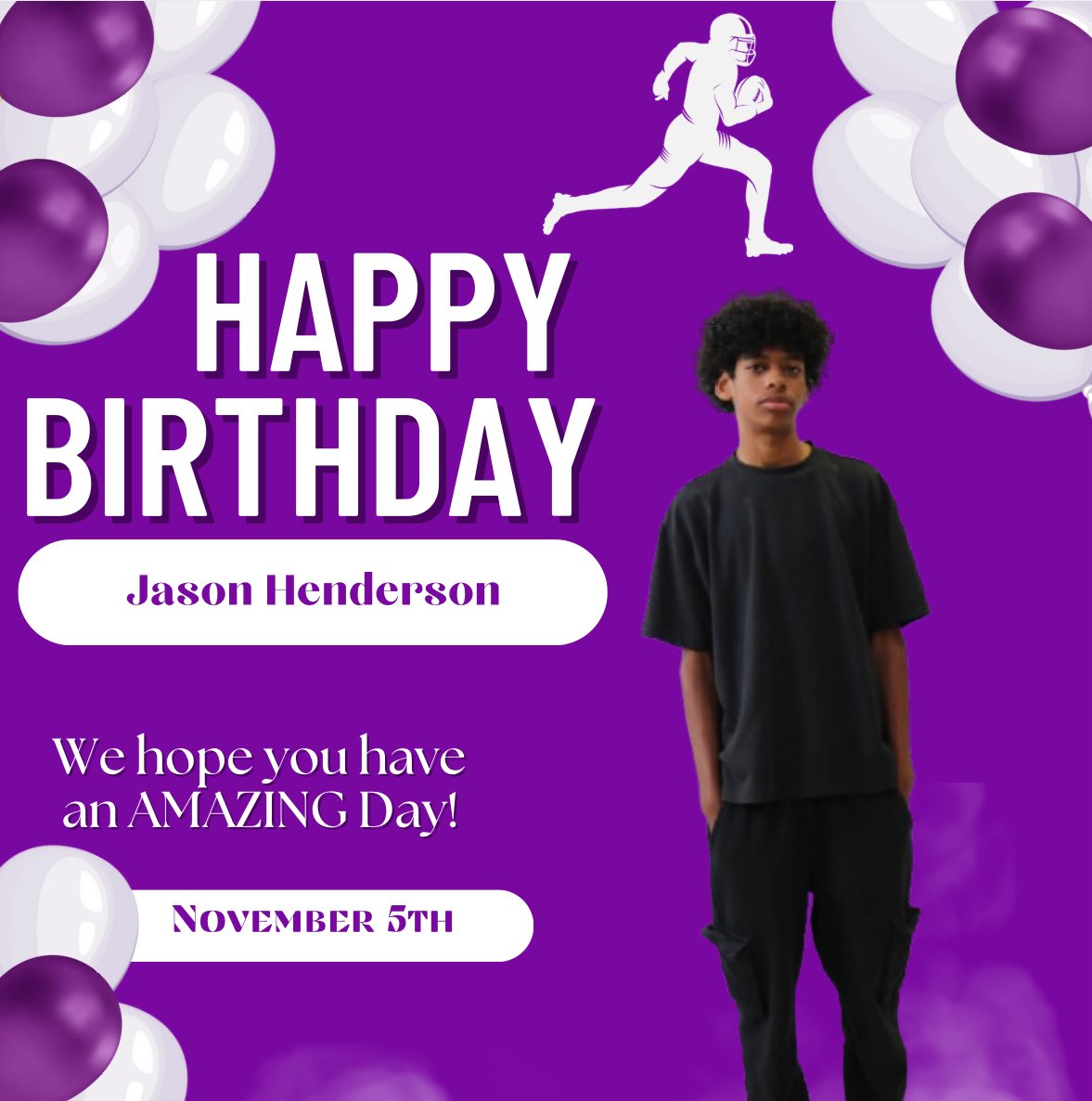 DianeCano's tweet image. Happy Birthday Shout Out to these Legacy Athletes, De Ionna E., Fernando F., and Jason H.!  We hope you all have a wonderful day!  @LegacyECISD @LMSKnights @ECISDtweets @_ECVolleyball @_ECFootball @larson_lms