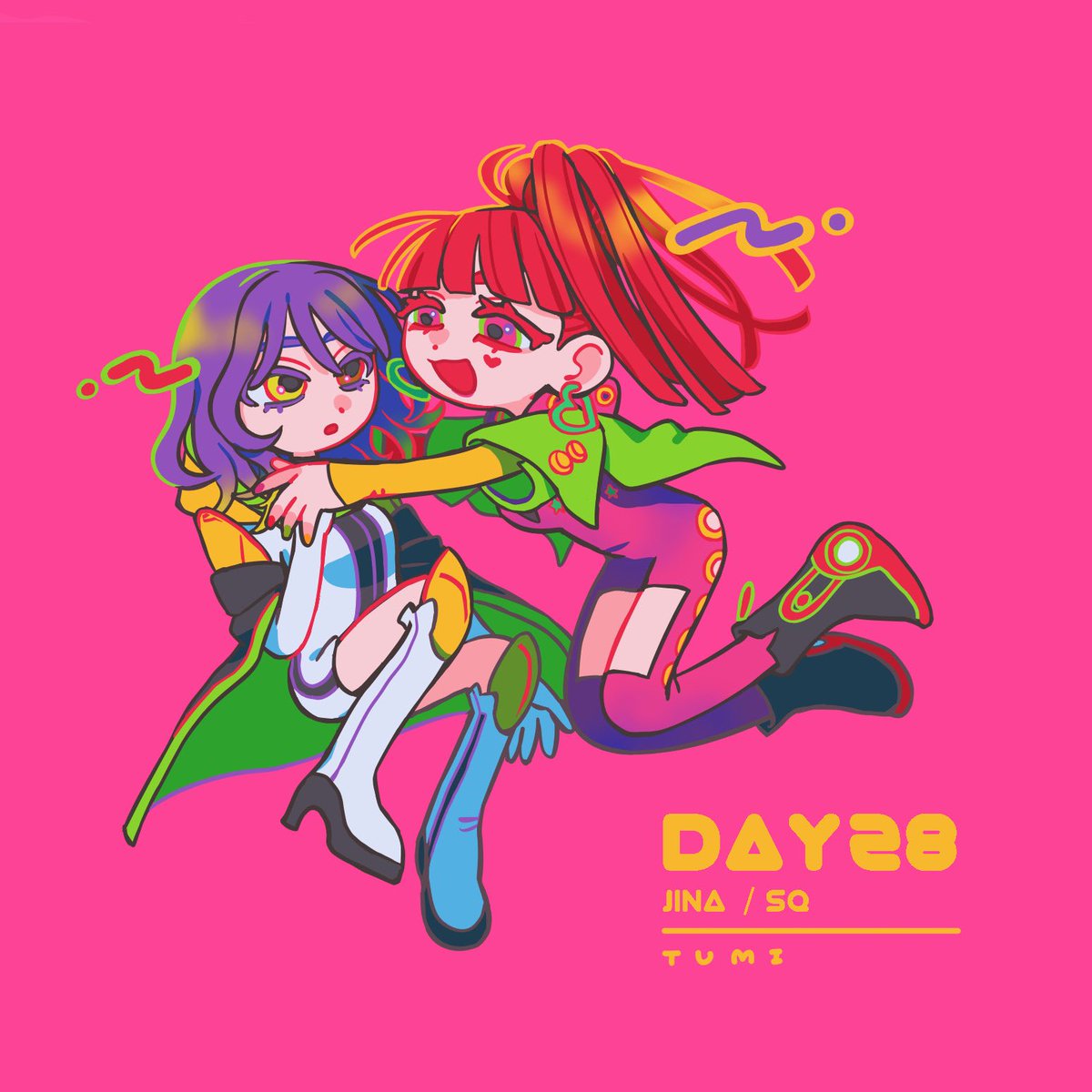 Day28.ジナ➕SQ
 #グノギャラリー  #100日チャレンジ