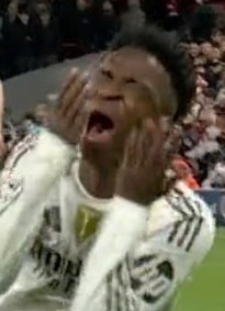 Looks like Vinicius is the one crying now 💀