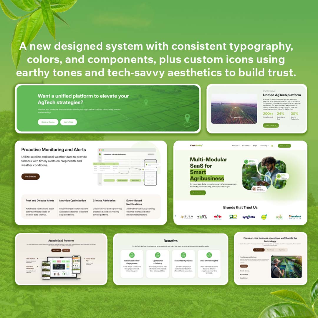 wpoets's tweet image. We built a mobile-friendly AgriTech website that connects farmers &amp;amp; agribusinesses through AI-driven insights, precision tools &amp;amp; real-time data. 🌱
Delivered: Design | Development | DevOps
#KhetiBuddy #CaseStudy #AgriTech #WordPress #DigitalFarming #WPoets
