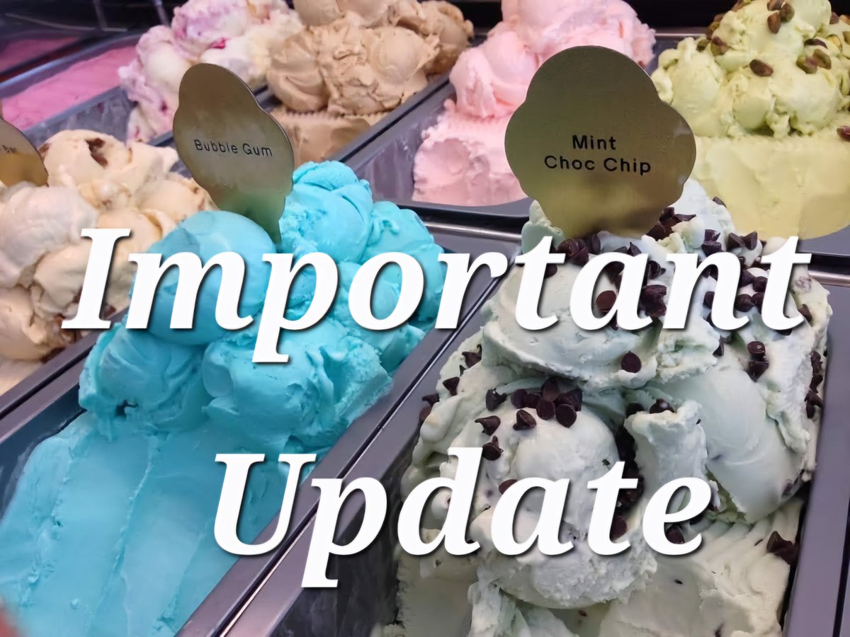 Ramsbottom_Ice's tweet image. Our last Wednesday of 2025 😱😱😱

We'll be moving to our reduced hours from next week 🍦