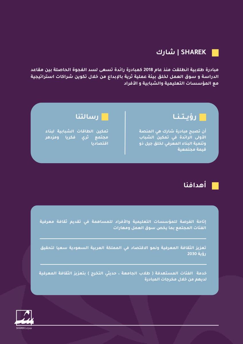 مبادرة شـارِك tweet media