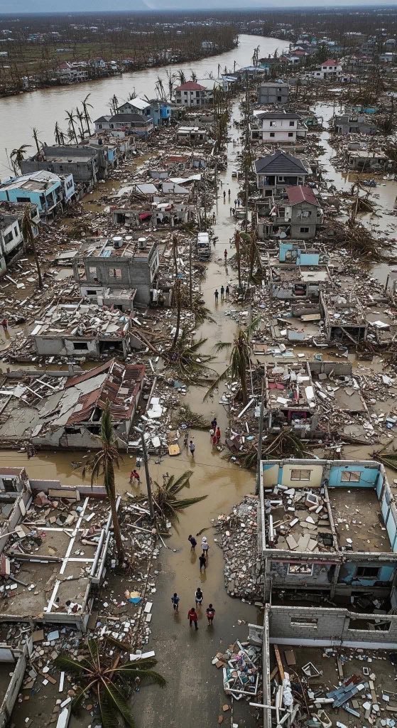 honghotlang's tweet photo. Philippines ! Hình ảnh sau khi bão KALMAEGI này càn quét. 😔😔 https://t.co/fAd035BEv7