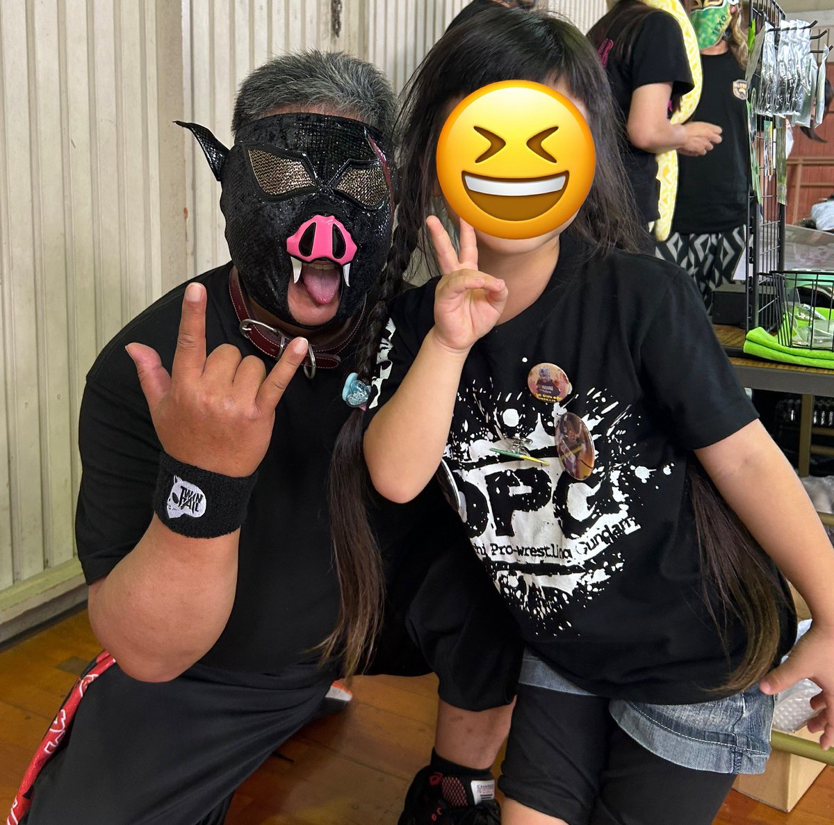 tibimio's tweet photo. お写真撮っていただき
ありがとうございました😆
#OPG
#美星大会
#スサノオKID
#嵐弾次郎
#超破壊
#レオパルドン横山 https://t.co/GU09quY8hz
