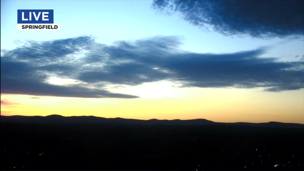 Good morning! We had a nice-looking sunrise this morning! It's chilly, and we have some busy weather ahead... especially tonight.