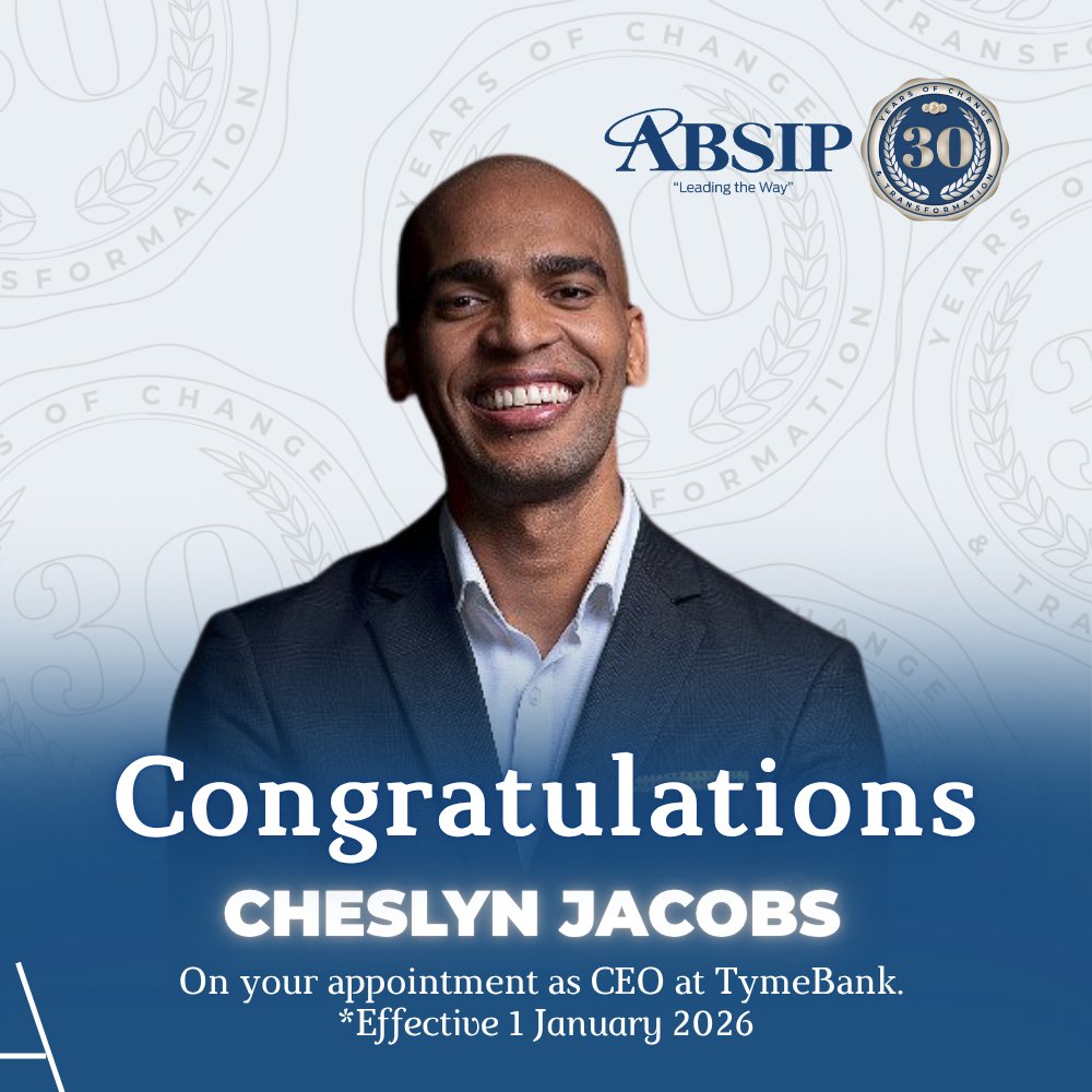 #ABSIPCongratulates Cheslyn Jacobs on his achievement.
