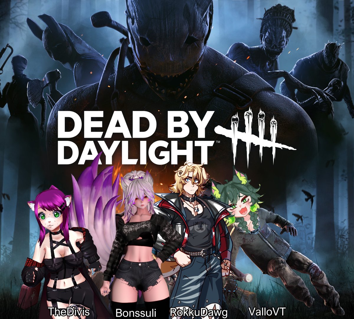 Today (IN 4 HOURS) we play some Dead by Daylight as a survivor team!