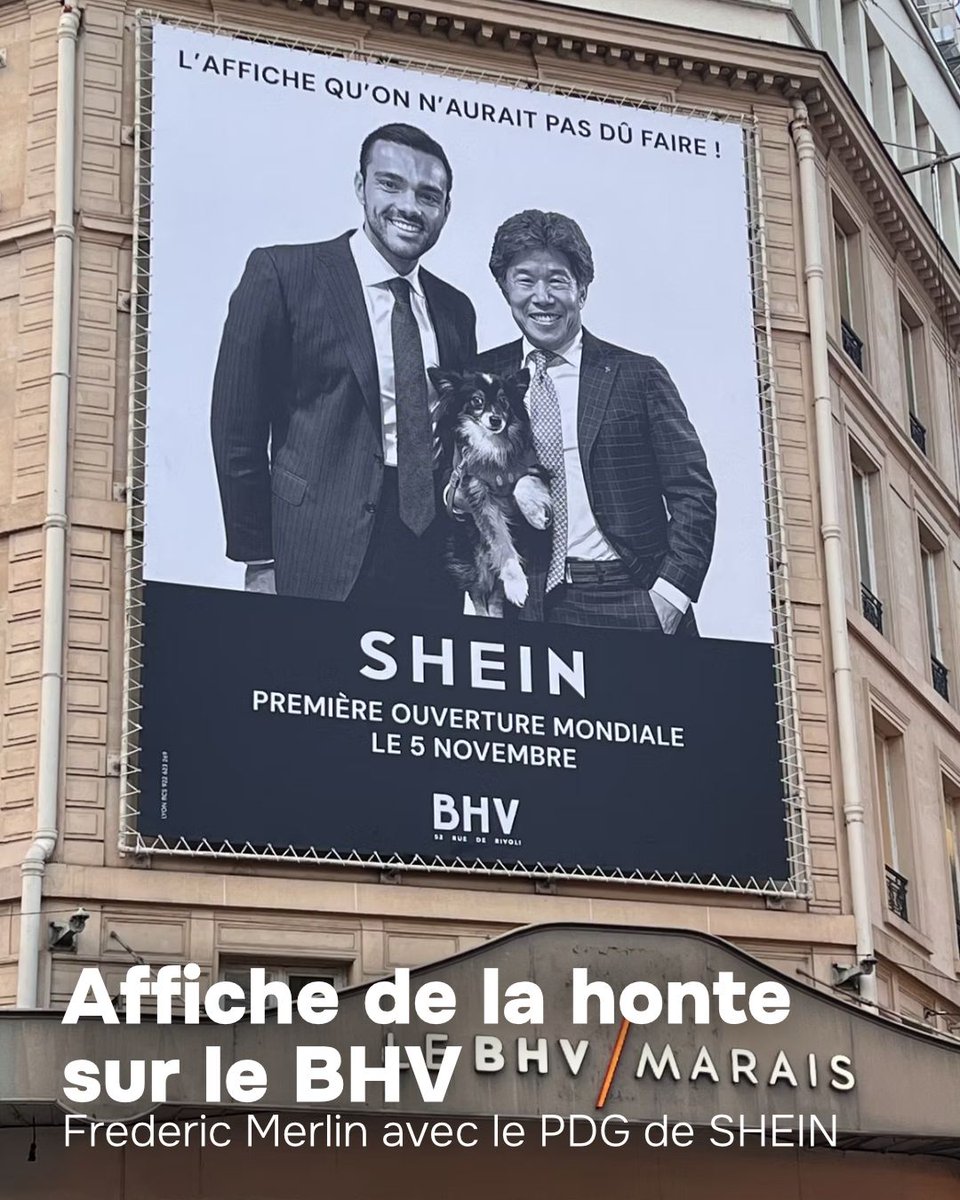 DilnurReyhan's tweet image. Je suis Dilnur Reyhan, chercheuse franco-ouïghoure et je veux adresser un message à Frederic Merlin : vous êtes une honte !

Bonjour M. Merlin, patron du BHV et de @SteGdsMagasins qui a conclu un accord de la honte avec SHEIN.🧵👇