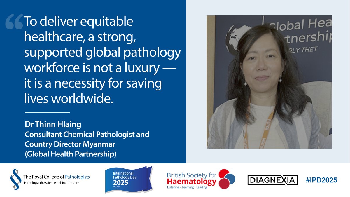 RCPath's tweet image. The third talk of #IPD2025 virtual conference in progress highlighted a powerful collaboration between pathology teams in Myanmar and a UK @NHS institution, united by a shared vision to strengthen diagnostic capacity where it’s needed most. #KnowledgeExchange #Diagnostics #SDGs