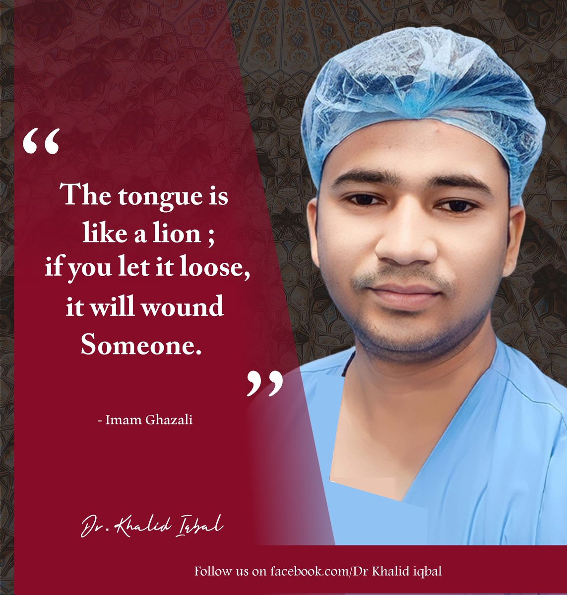 Quotes of the day....
🆔 <a href="/drmdkhalidiqbal/">Dr Khalid Iqbal</a>