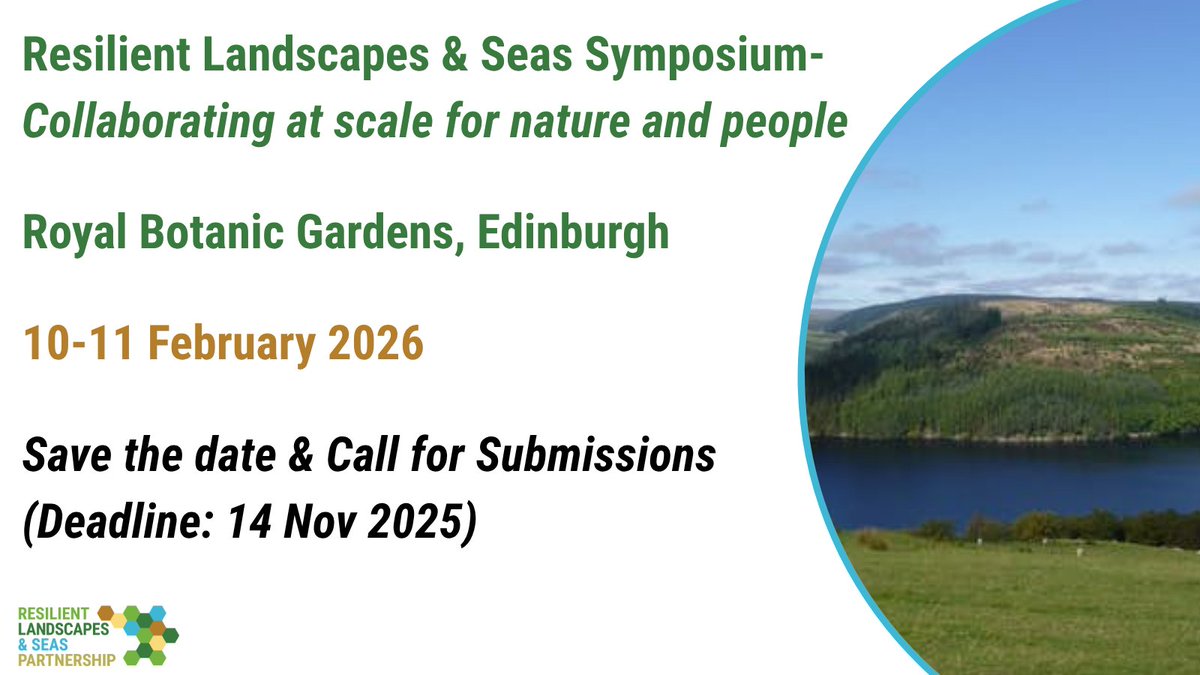 ZSLScience's tweet image. The Resilient Landscapes &amp;amp; Seas (RLAS) Partnership aims to build a cohesive community around landscape-scale transformation. Save the date for the RLAS Symposium, and submit an abstract now 👉 bit.ly/rlassymposium #ResilientLandscapesAndSeasSymposium🌍