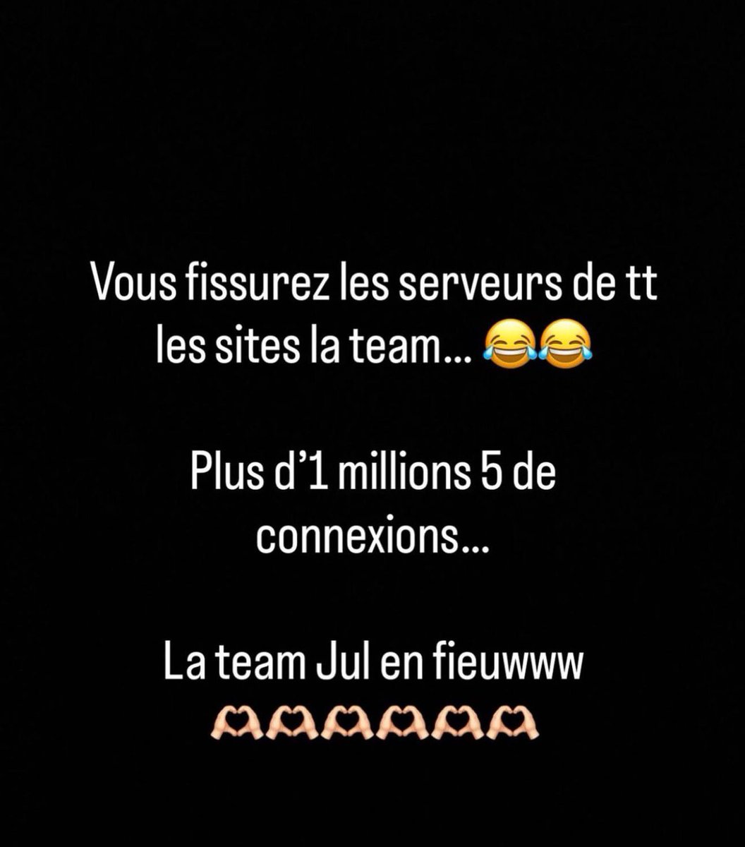 🚨 + de 1.5 MILLIONS de personnes ont tenté d’avoir d’avoir des PLACES pour les STADE DE FRANCE &amp; STADE VÉLODROME de JuL 🏟️🇫🇷

Le site de TicketMaster a planté 😳