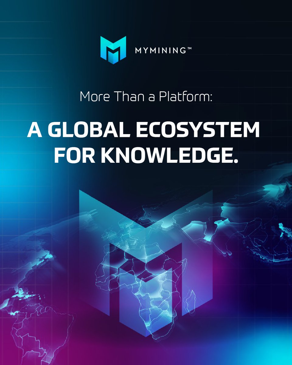 mymining_ai's tweet image. More Than a Platform: A GLOBAL ECOSYSTEM FOR KNOWLEDGE.
We believe true growth comes from continuous learning. That&apos;s why we&apos;ve built a comprehensive learning hub to empower you.
#GlobalKnowledge #LearningJourney