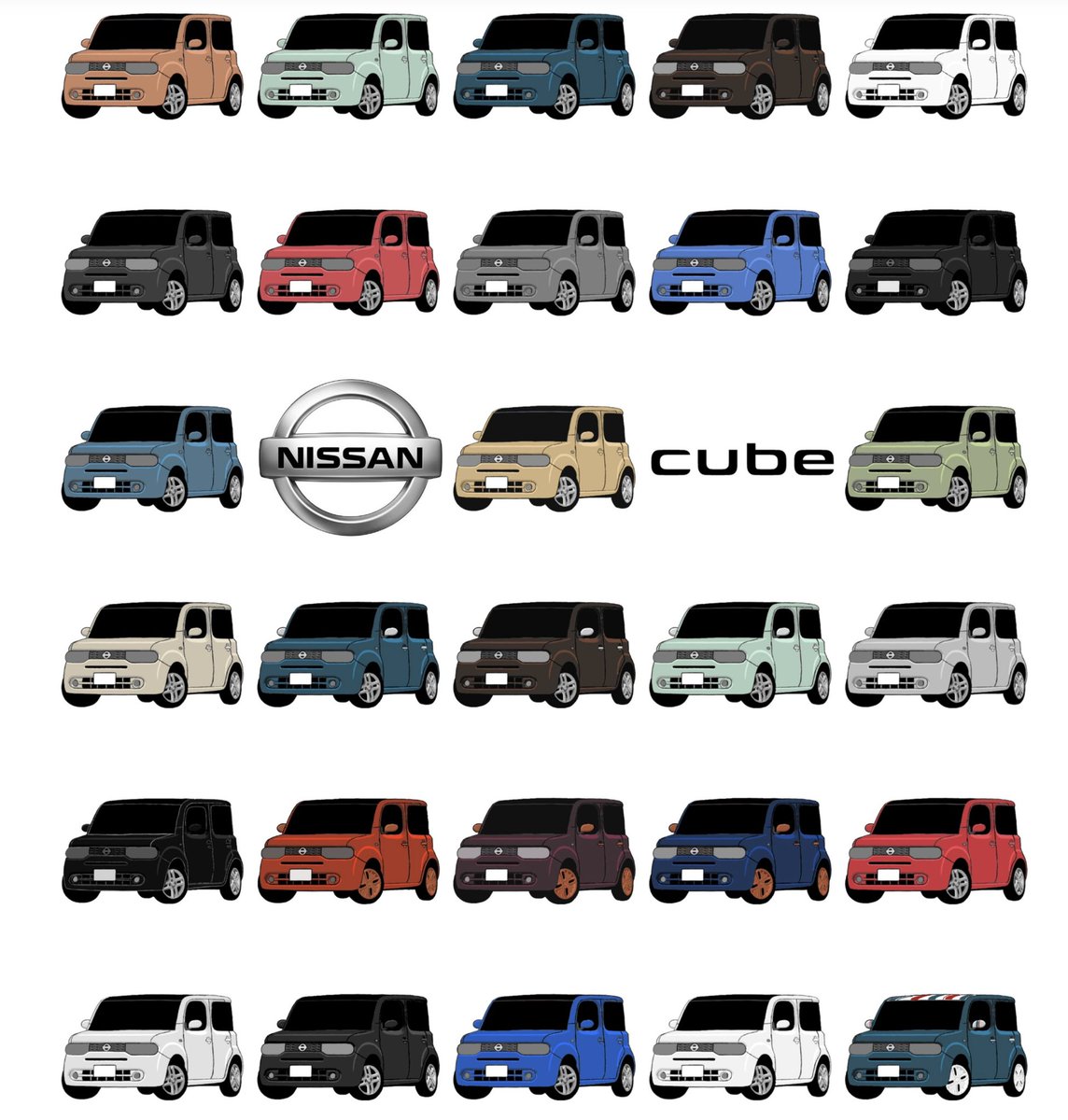 川谷祐斗 キューブ³@日産専門鉛筆画職人 on X