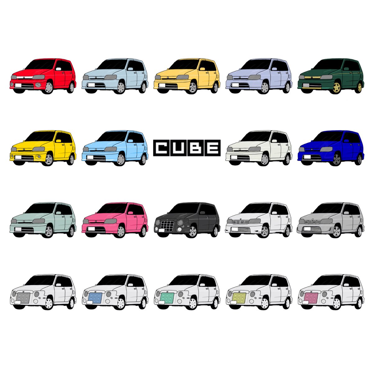 川谷祐斗 キューブ³@日産専門鉛筆画職人 on X