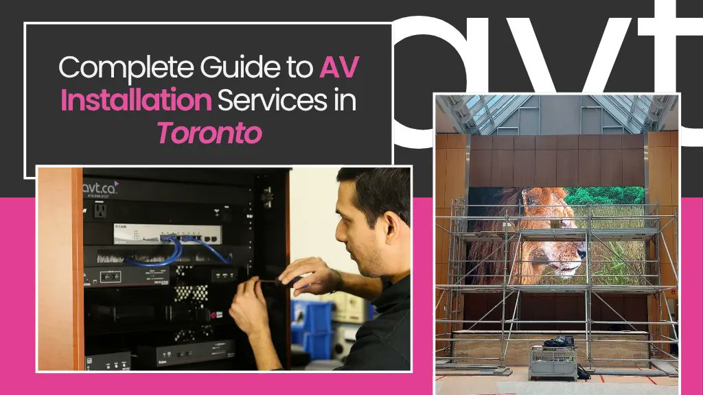 avt_ca's tweet image. 🎧 Thinking of upgrading your office or event space with the latest AV technology? Discover everything you need to know in our Complete Guide to AV Installation Services in Toronto! From design and setup to integration and support
Read now avt.ca/complete-guide…

#AVInstallation