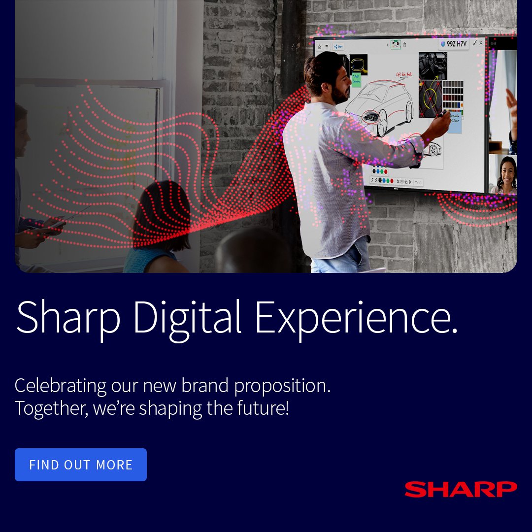 Sharp_Europe's tweet image. We’re excited to celebrate our #OneSharp digital experience brand proposition! 🎉

👉 Employees and partners: Join us in celebrating #OneSharp. Together, we’re shaping the future!

okt.to/8oyYks