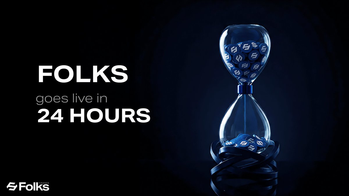 FolksFinance's tweet image. $FOLKS goes live in 24 hours.

1️⃣ 12:00 UTC - Trading opens on @Binance Alpha.
2️⃣ 12:30 UTC - FOLKS/USDT perpetuals launch on @BinanceFutures.
3️⃣ 14:00 UTC - Trading opens on @krakenfx, @BloFin_Official, and others — alongside airdrop claim going live.

It’s $FOLKS time.