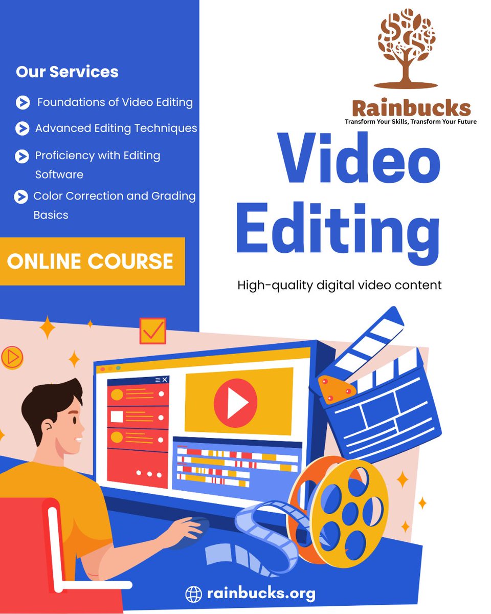 BrainBucks34569's tweet image. 🎬 Master Video Editing with Rainbucks!
Learn to edit videos like a pro — from tools to color grading.
Create impactful digital content &amp;amp; boost your creative career!
👉 Join Now: forms.gle/gvGC2v7z7idpKW…
🌐 rainbucks.org

#VideoEditing #RainbucksIndia #EditingTechniques