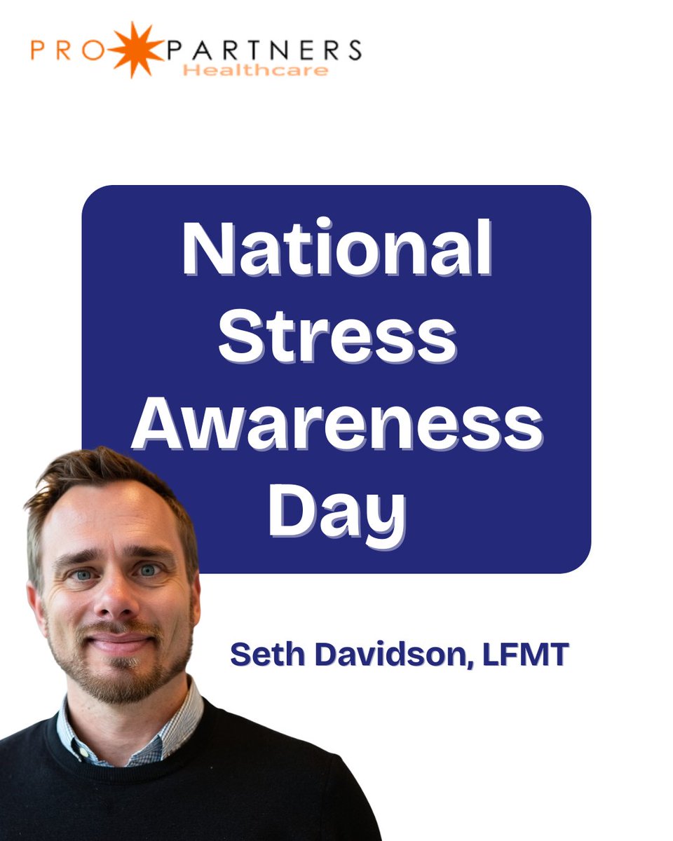 ProPartnersHC's tweet image. Feeling stressed? You’re not alone. 💙

On National Stress Awareness Day, take a moment to pause, breathe, and care for your mental and physical health.

Visit our blog post on simple ways to reduce stress today: propartnershealthcare.com/managing-stres…