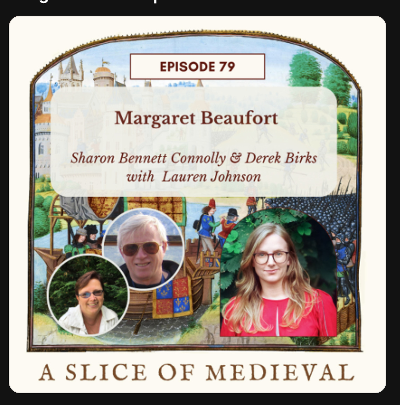 The latest episode of A Slice of Medieval is out now!

<a href="/Feud_writer/">Derek Birks - Author</a>  and I have a fascinating chat with <a href="/History_Lauren/">Lauren Johnson</a>  about the subject of her latest book, the much-maligned and misunderstood - and all-the-more remarkable, Margaret Beaufort!
#womeninhistory #warsoftheroses