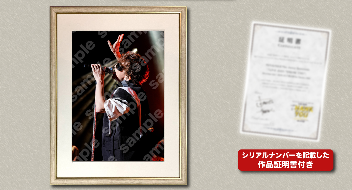 生チェキ 直筆サイン ラルク L'Arc tetsuya 生チェキ 直筆サイン