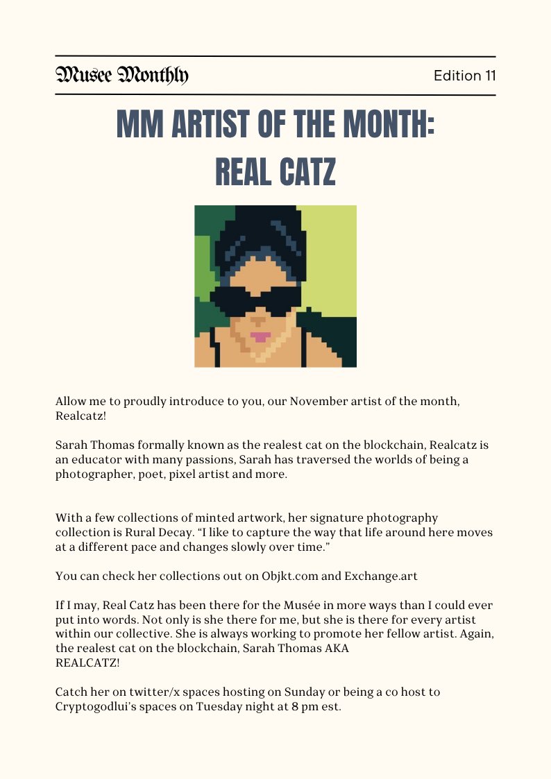 themetamusee's tweet image. Help me wish a happy Birthday to the realest cat on the blockchain!!