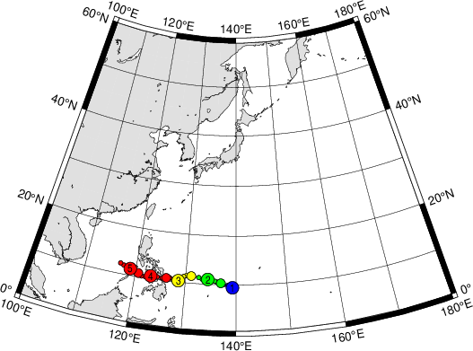 ushurricanebot's tweet photo. #Typhoon #Kalmaegi located at 12.2N, 116.8E. Maximum windspeed is 75 kts. https://t.co/DQ2LBpBQ7F #typhoon https://t.co/7IrArZa3rL